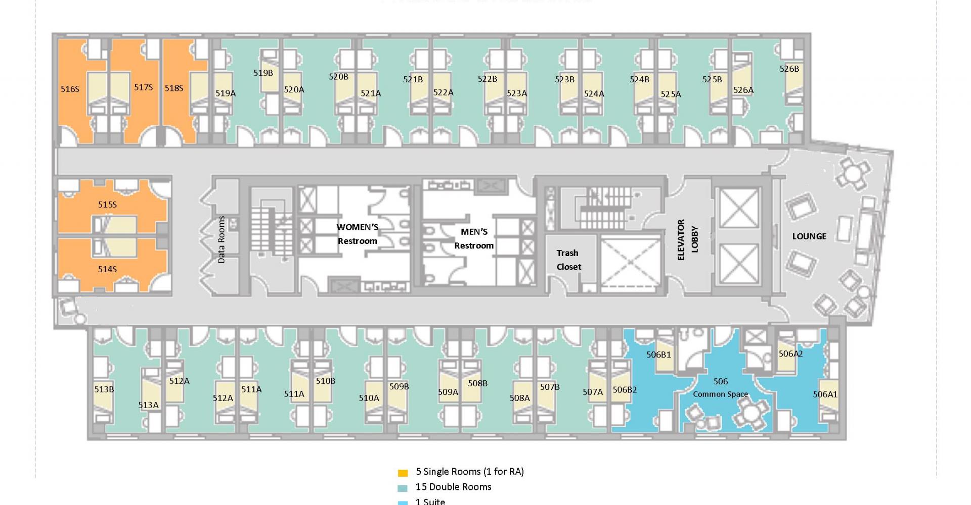 Sample Residence Room Layouts | New England Conservatory